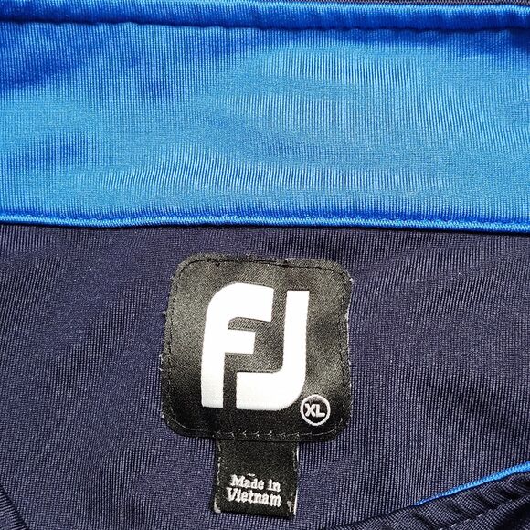 FootJoy Prestwick Country Club Vest Mens XL Blue Sleeveless Golf Pullover FJ - Picture 9 of 11